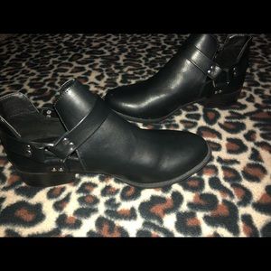 Black Studded Ankle Boots